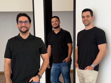 Fundadores ZiveAI: Lucas Anjos, João Pedro e Thalles de Morais.