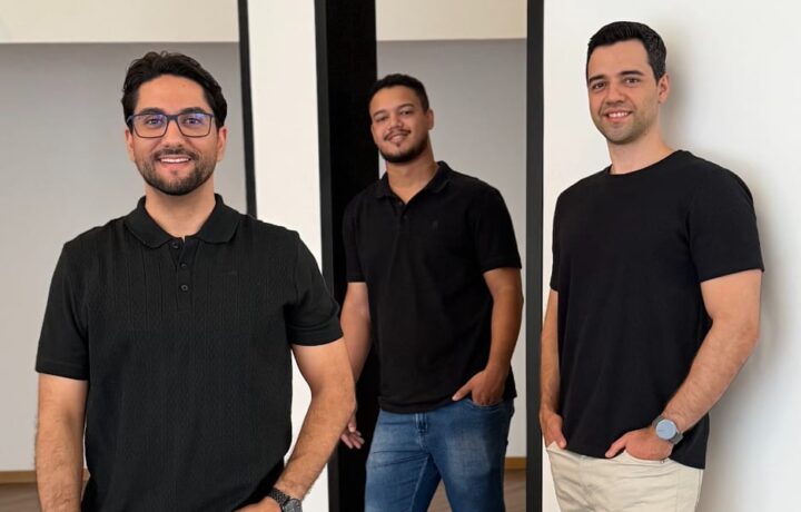 Fundadores ZiveAI: Lucas Anjos, João Pedro e Thalles de Morais.