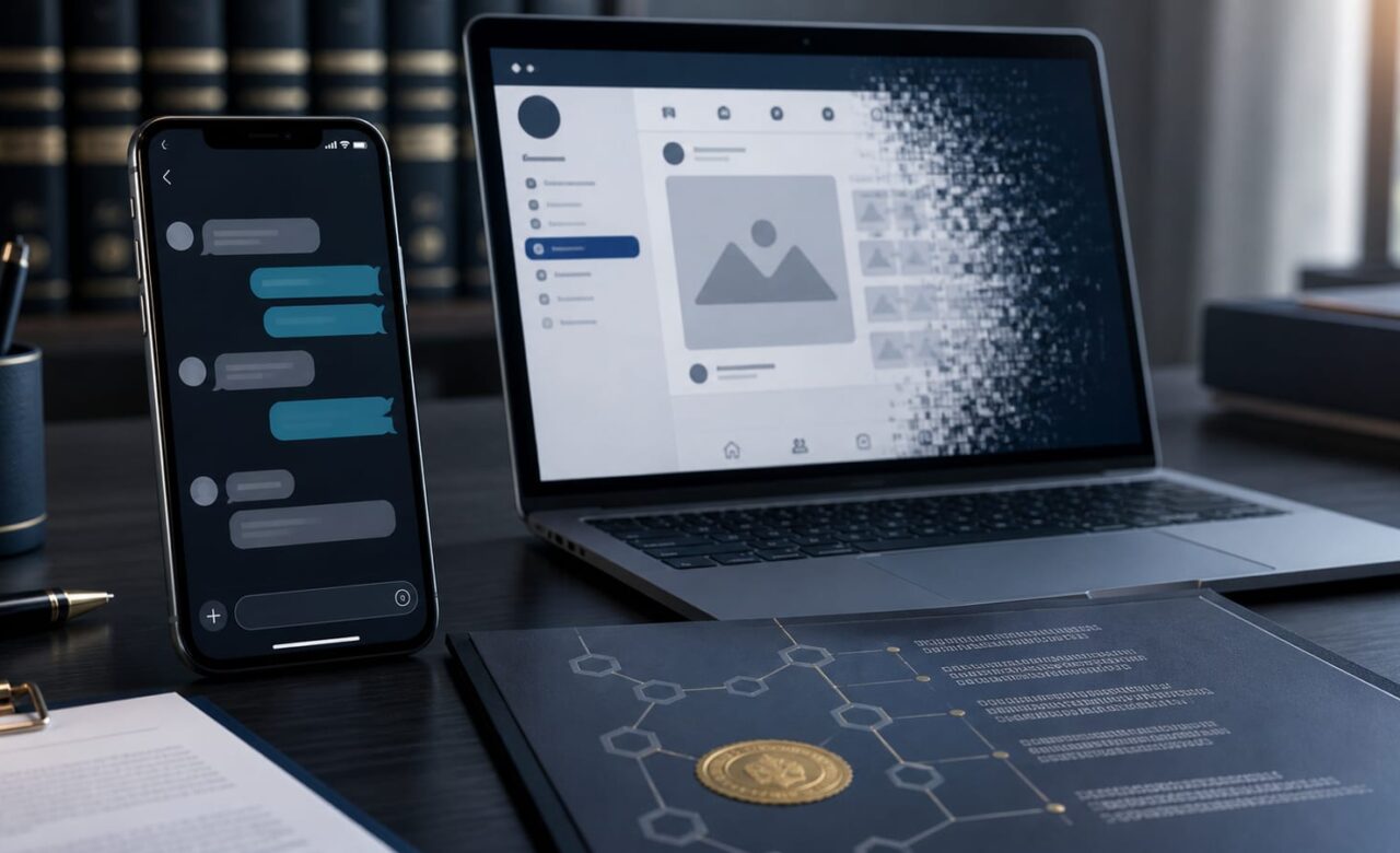 Provas digitais devem ter validação técnica ou registro de cadeia de custódia para serem consideradas pelo judiciário.