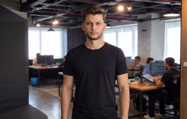 Wylker Moreno, CTO da 4Selet, no escritório da empresa em Goiânia.