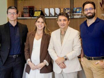 João Dornelles, Luana Borges, Eduardo Gomes de Matos e Eduardo Hamdan