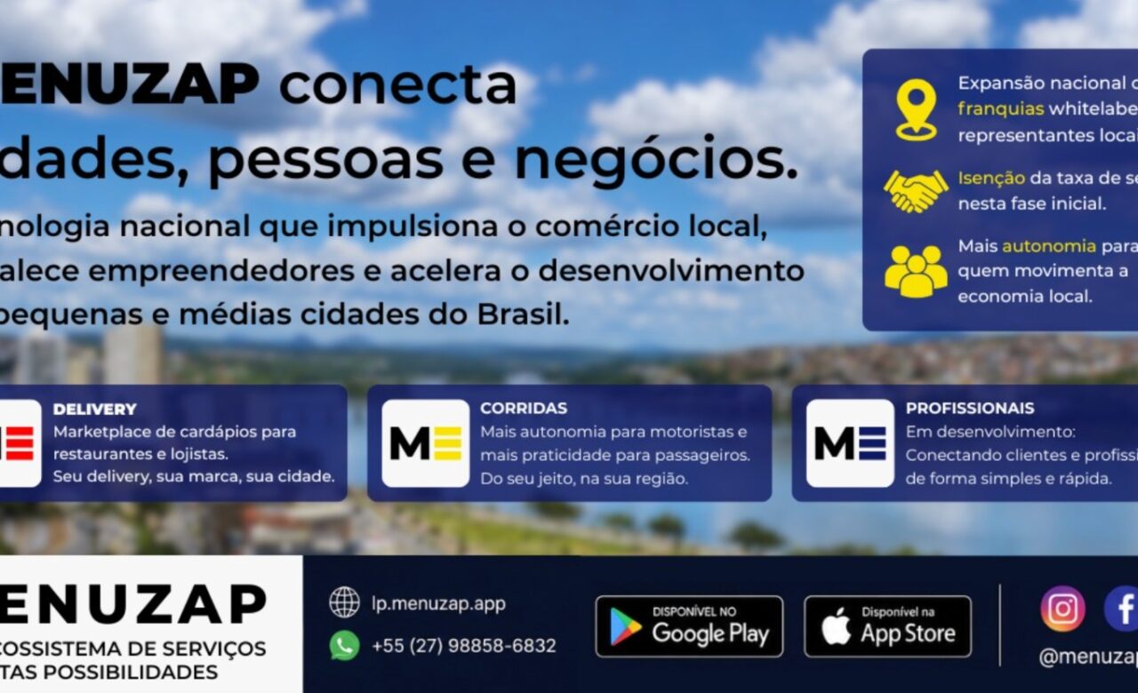 Menuzap quer construir modelo de autonomia e regionalização no ecossistema de tecnologia para delivery e mobilidade urbana.